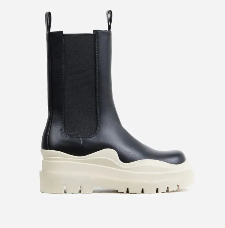 Chunky Sole Ankle Chelsea Biker Boots Energy