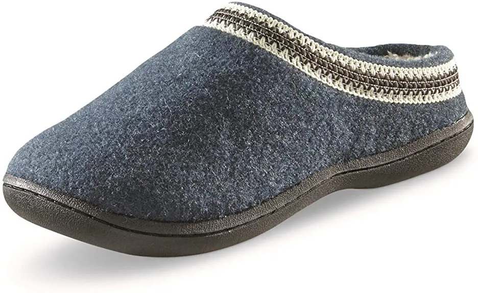 Clarks Indoor and Outdoor Slipper Wool Clogs TEAL (9, TEAL)