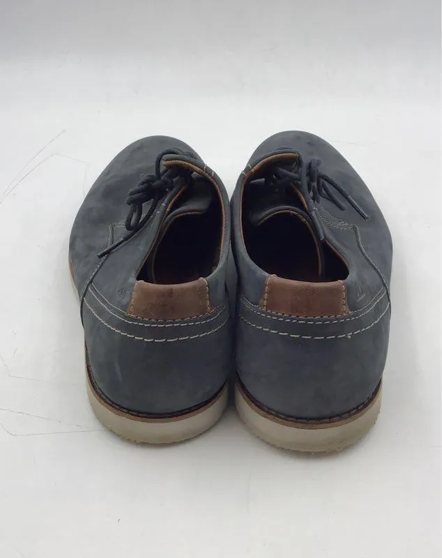 Clarks Men's 26114893 Blue Lace-Up Oxford Dress Shoes - Size 12