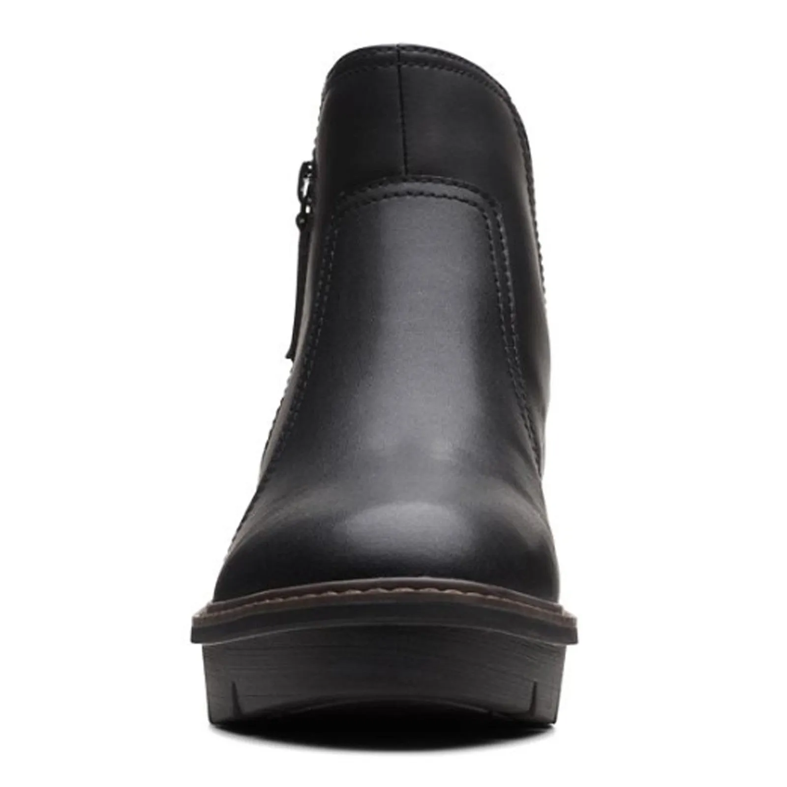Clarks Women's Airabell Zip Smooth Boot Black 26167635