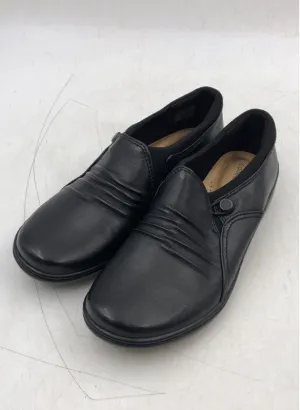 Clarks Women's Black Casual Slip-On Shoes - Size 6.5M