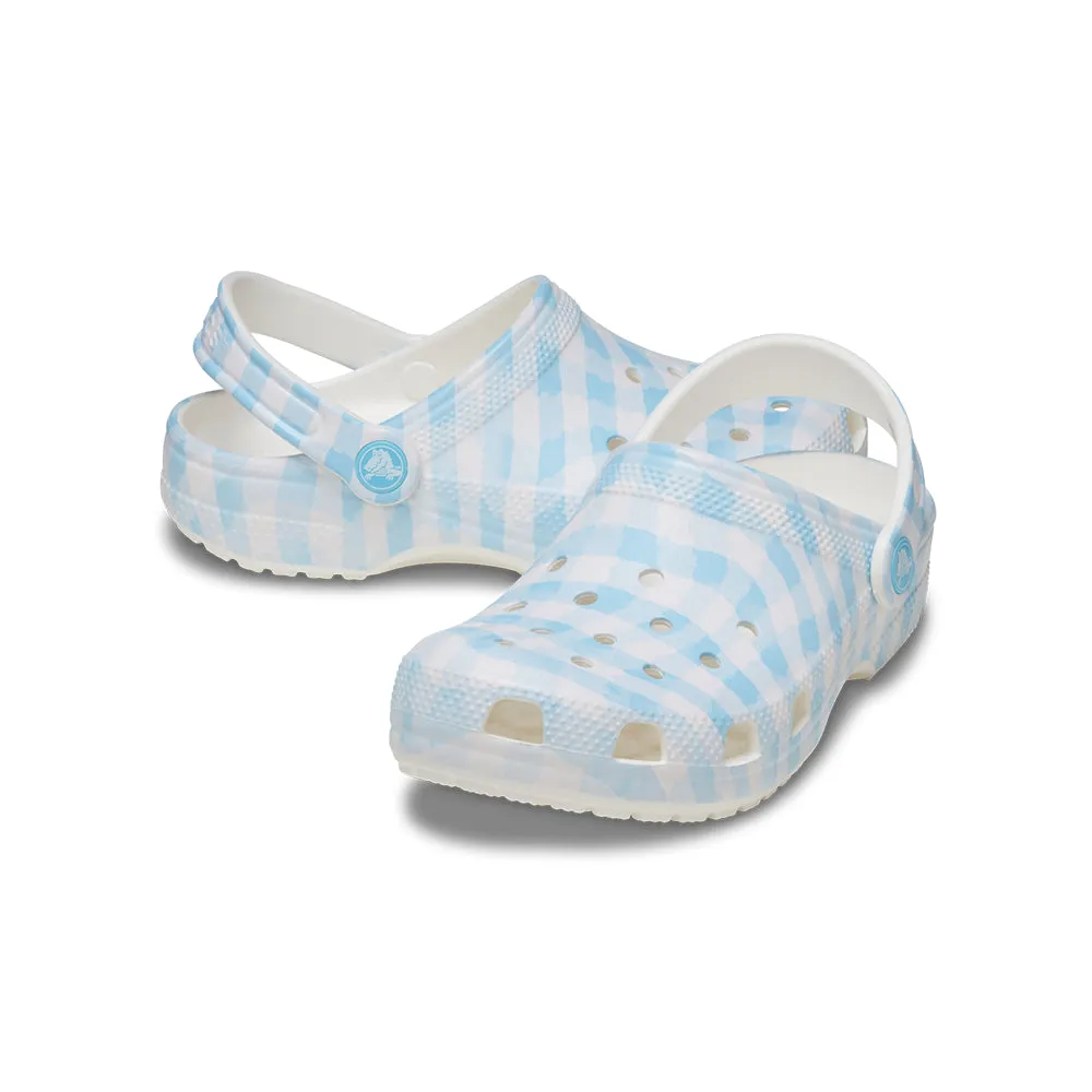 Classic Clog in White Blue