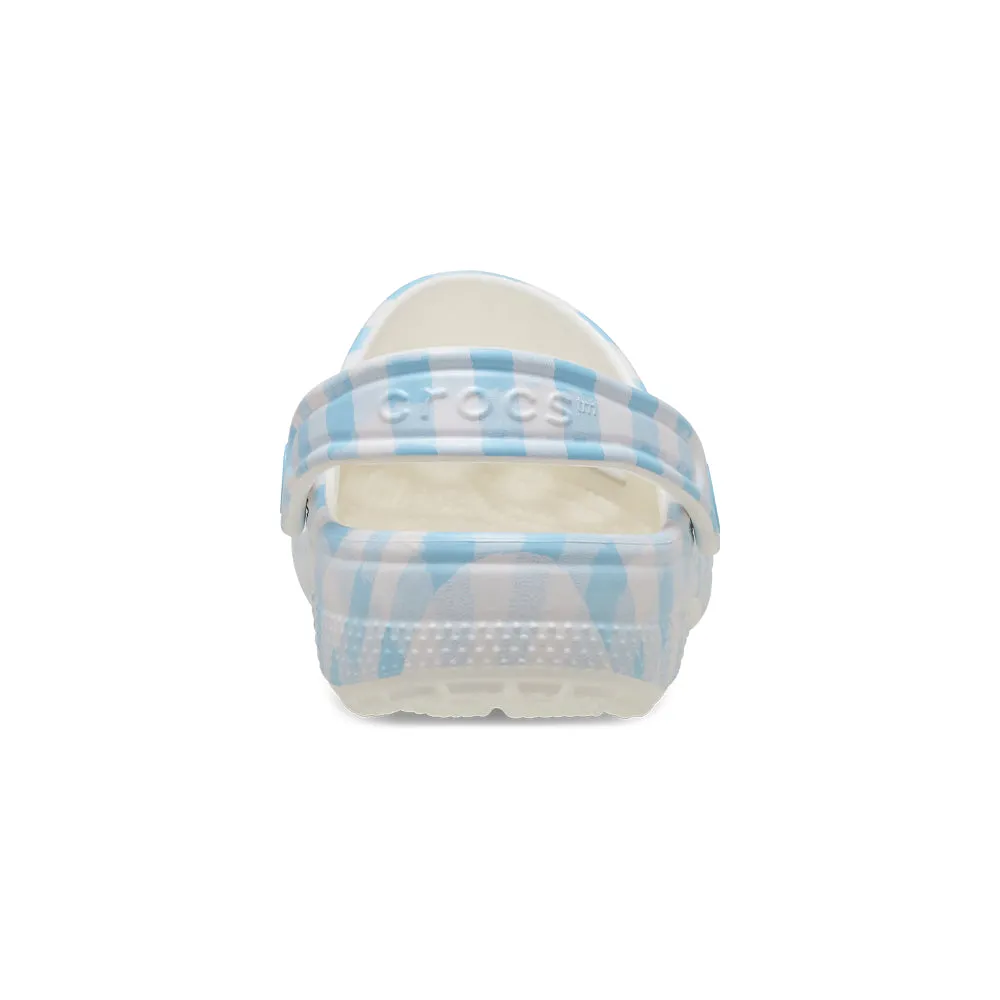 Classic Clog in White Blue