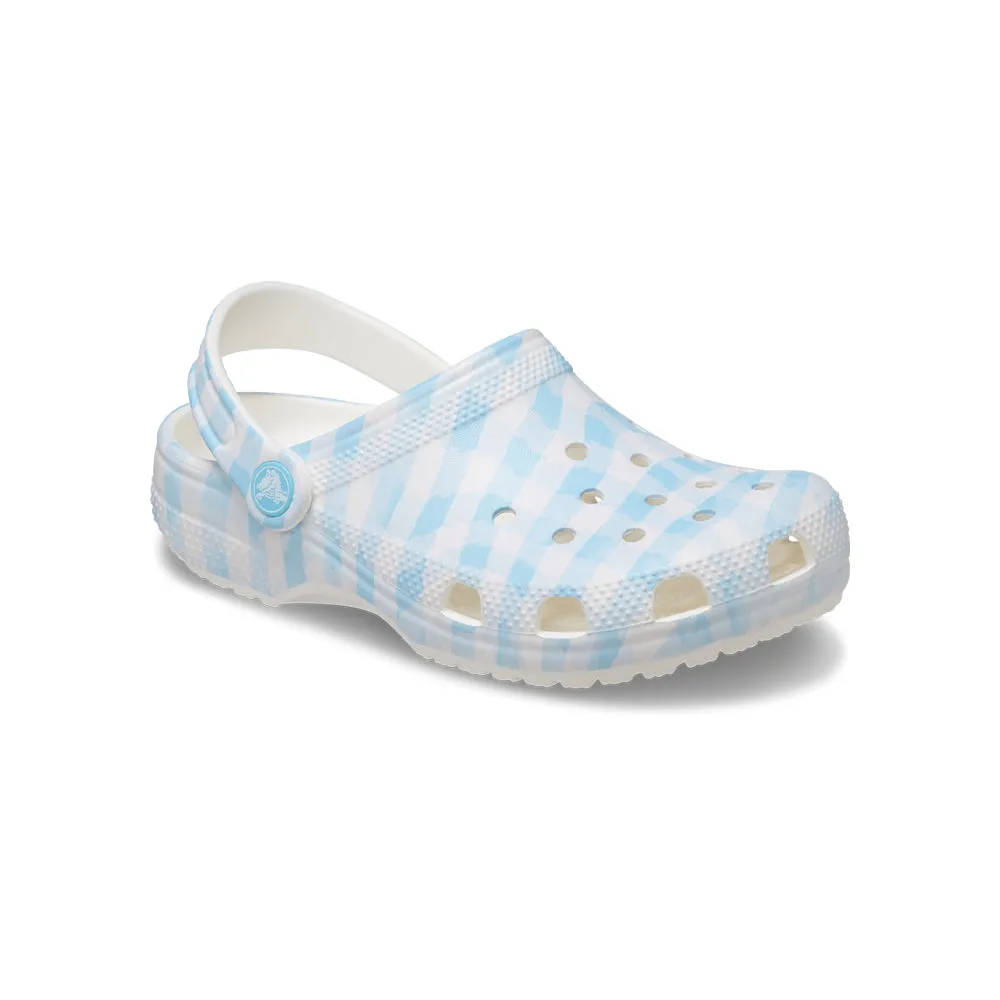 Classic Clog in White Blue