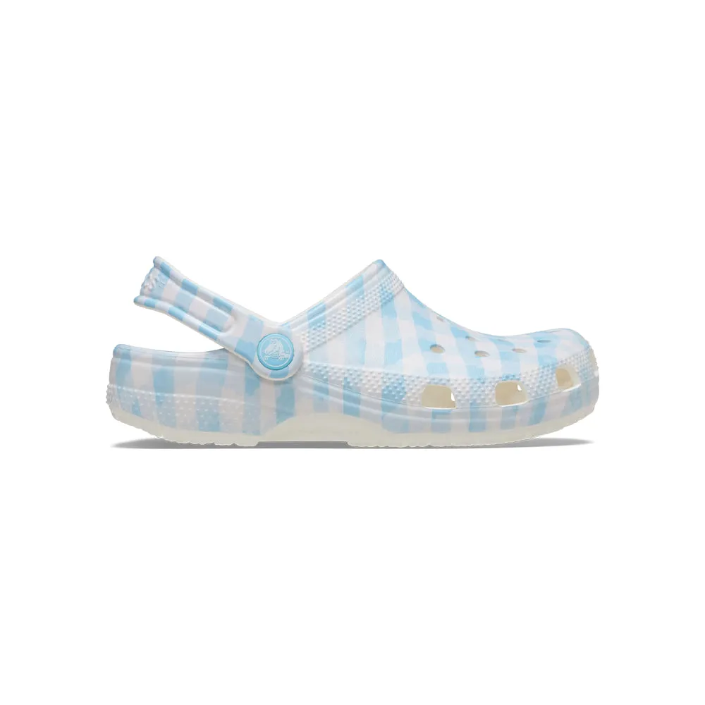 Classic Clog in White Blue