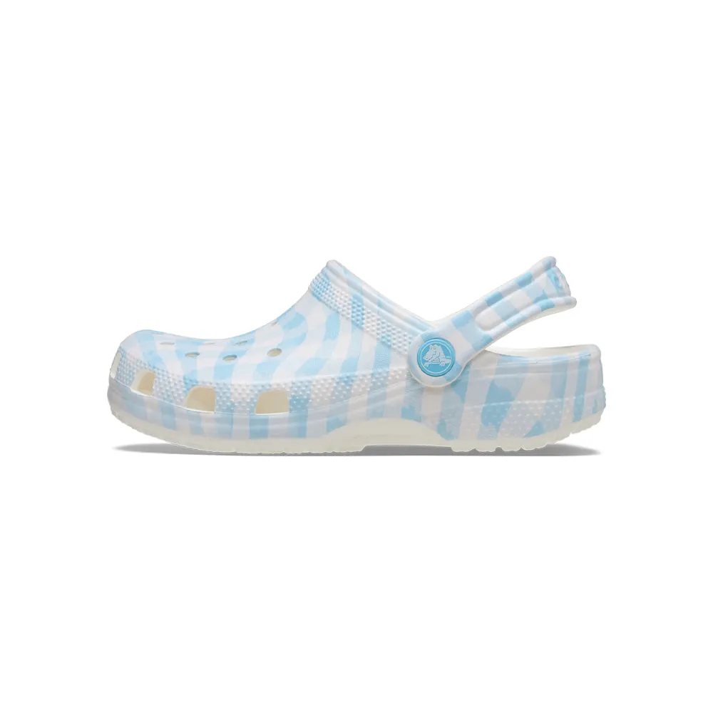 Classic Clog in White Blue