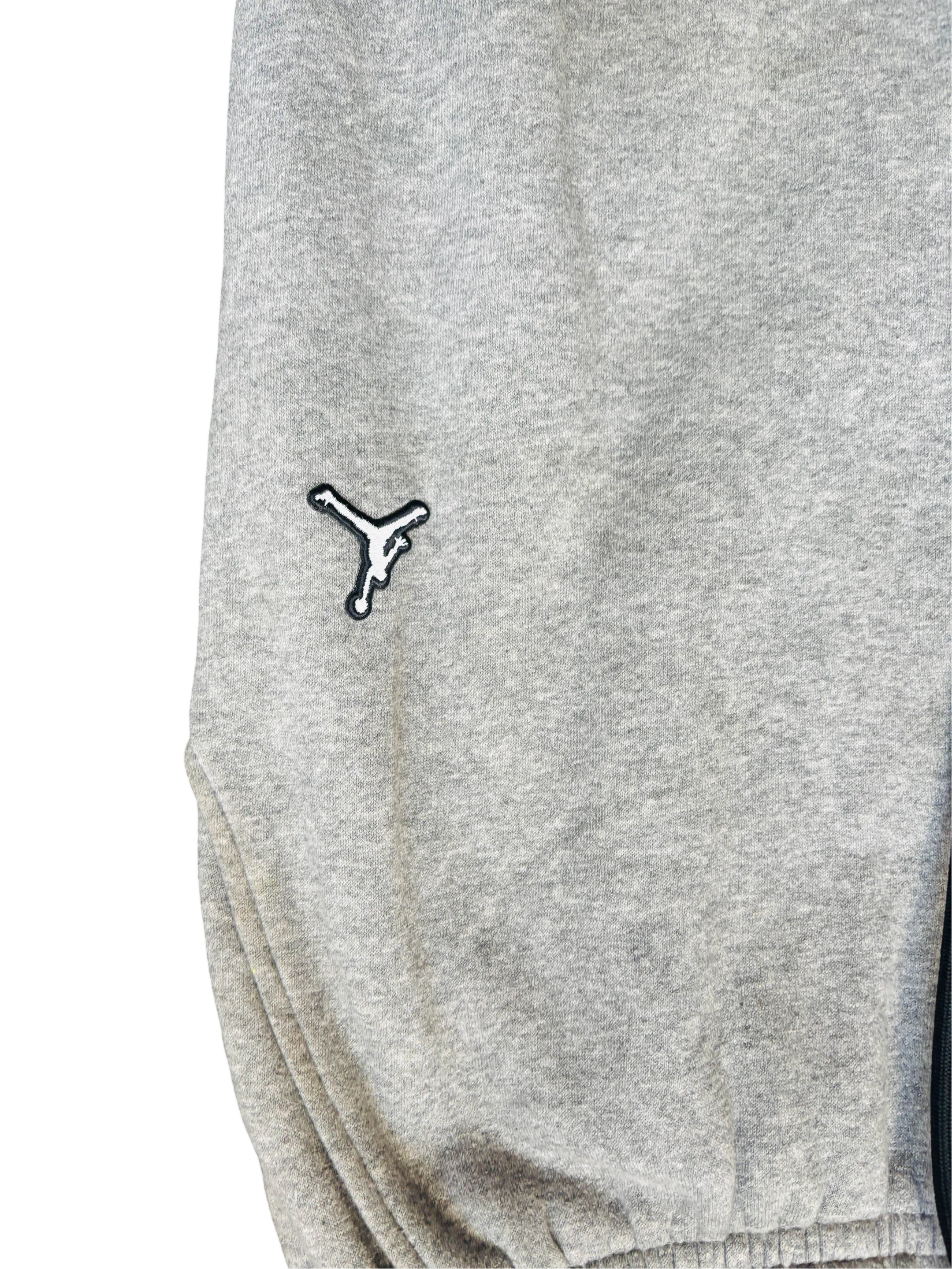 Cliche Vintage| Vintage grey embroidered jordan women's Large  track pant  W 28 l 27