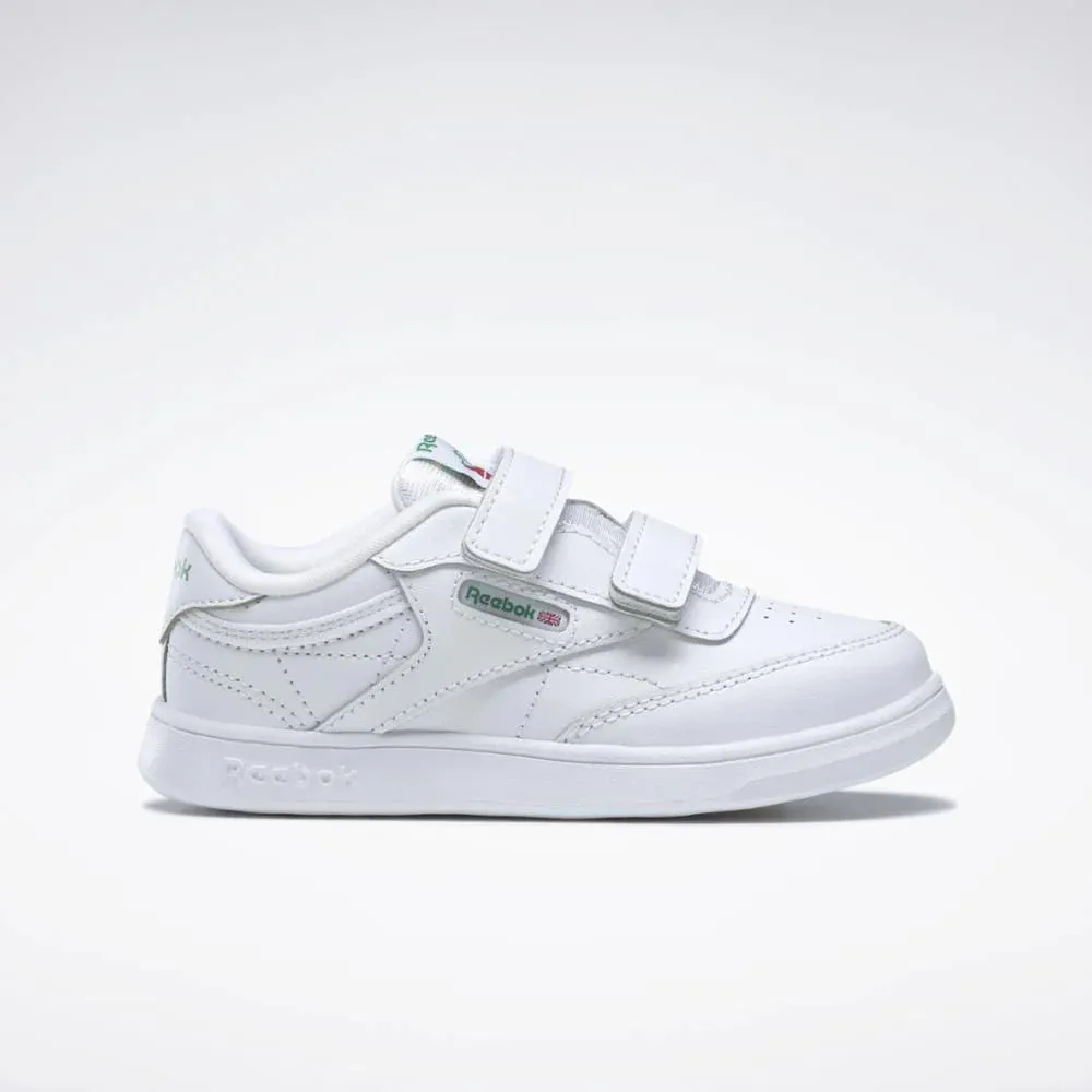Club C Shoes Toddler (White   Glen Green   Vector Blue)