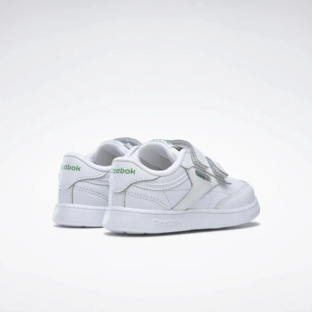 Club C Shoes Toddler (White   Glen Green   Vector Blue)