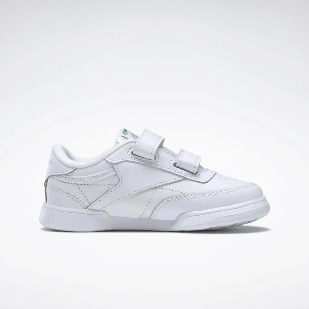 Club C Shoes Toddler (White   Glen Green   Vector Blue)