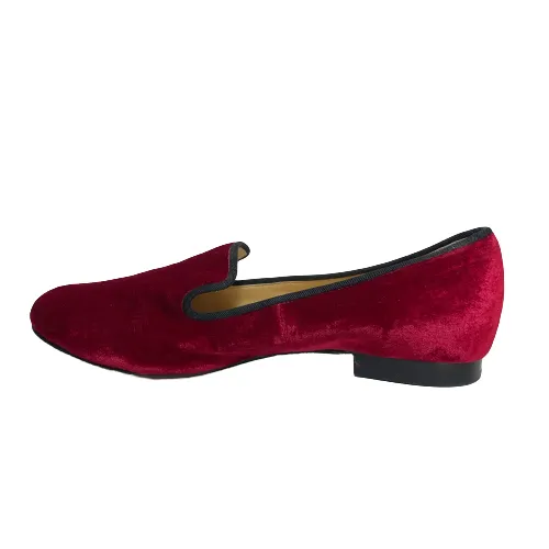 Cole Haan Red 'Sabrina' Velvet Loafers | Gently Used |