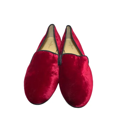 Cole Haan Red 'Sabrina' Velvet Loafers | Gently Used |