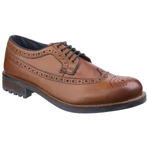 Cotswold Poplar Brogue Dress Shoe Tan