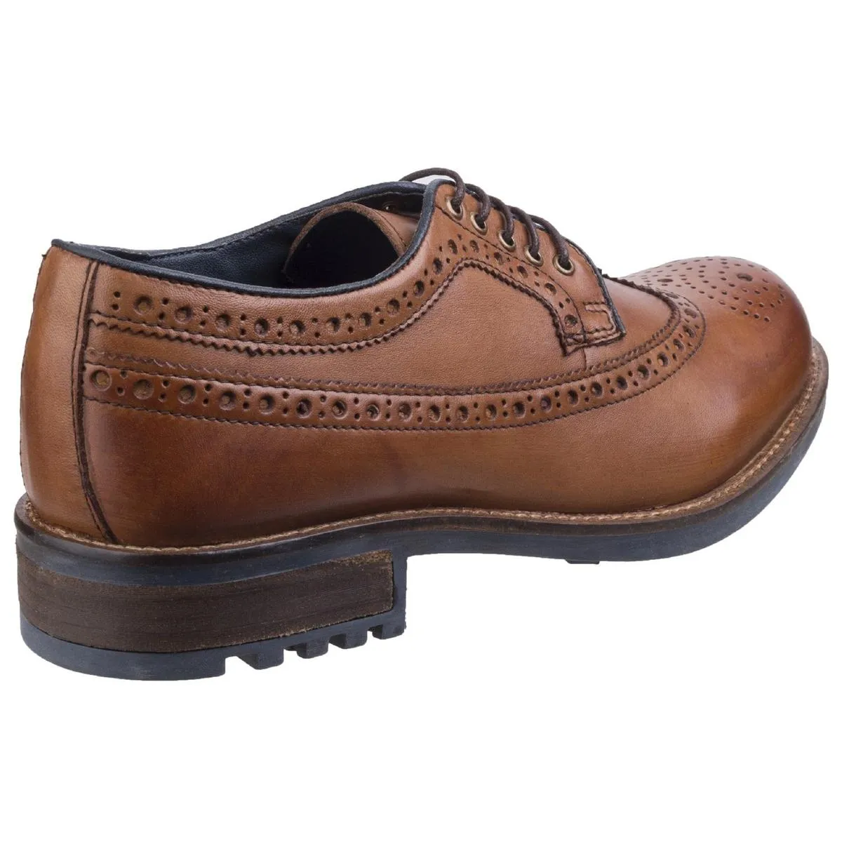 Cotswold Poplar Brogue Dress Shoe Tan