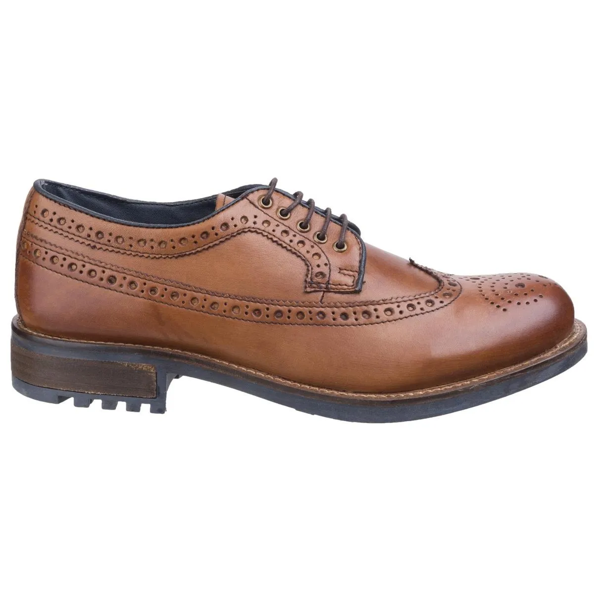 Cotswold Poplar Brogue Dress Shoe Tan