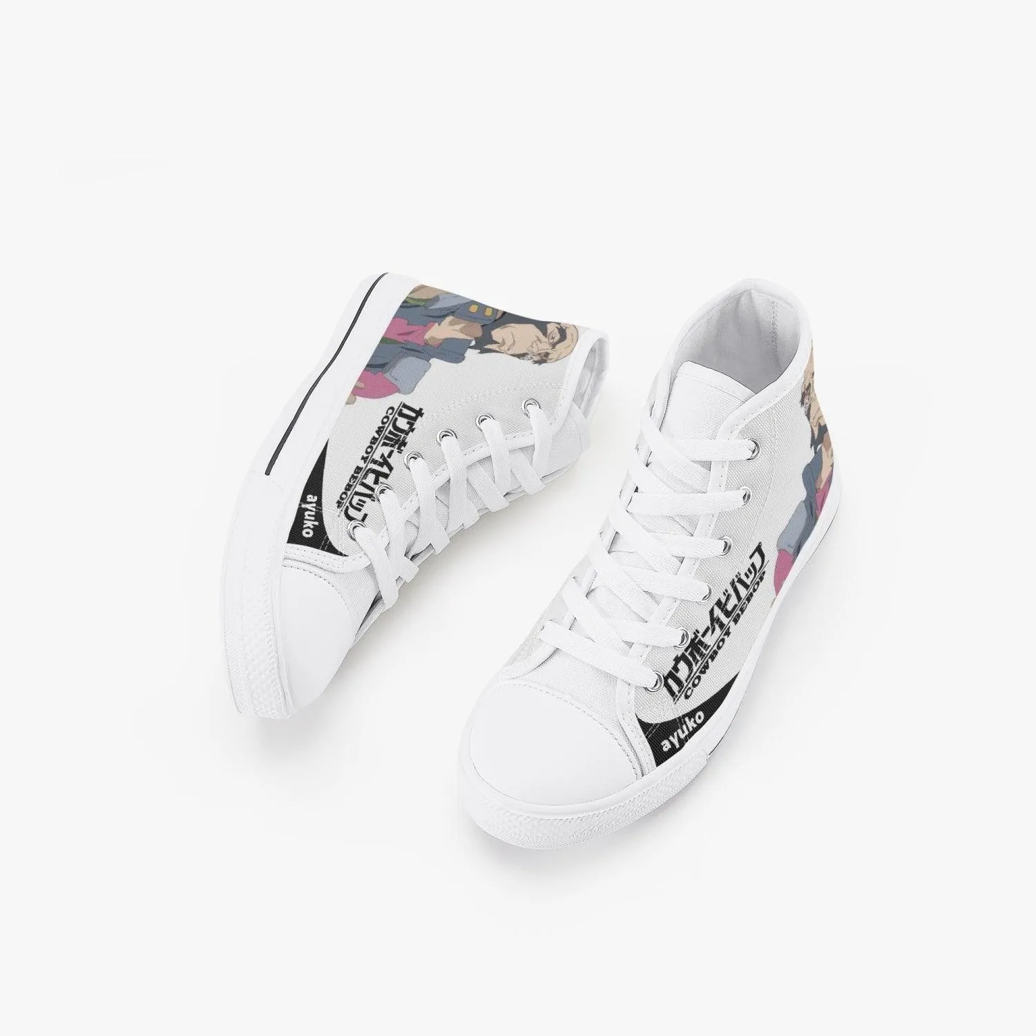 Cowboy Bebop Jet Black Kids A-Star High Anime Shoes