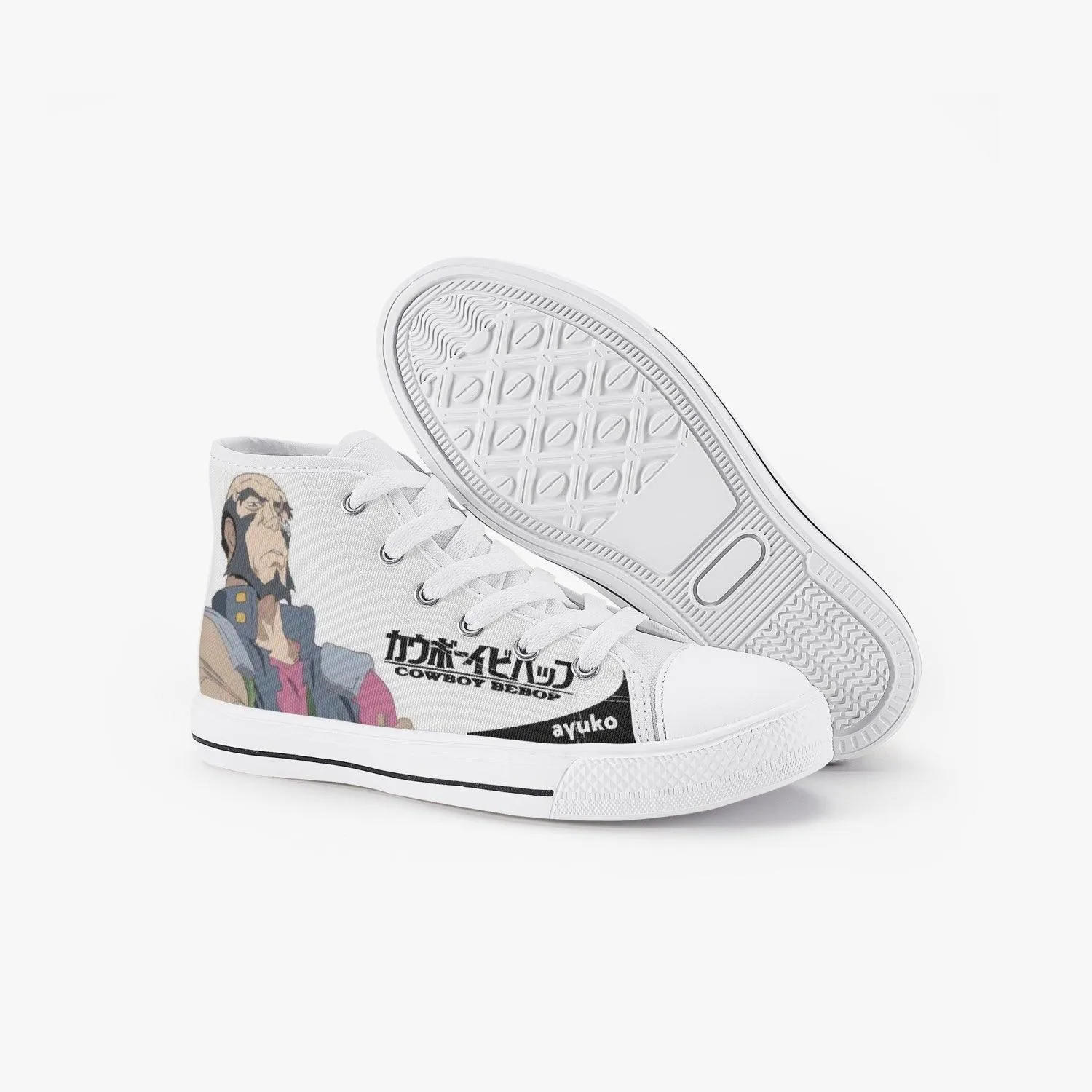 Cowboy Bebop Jet Black Kids A-Star High Anime Shoes