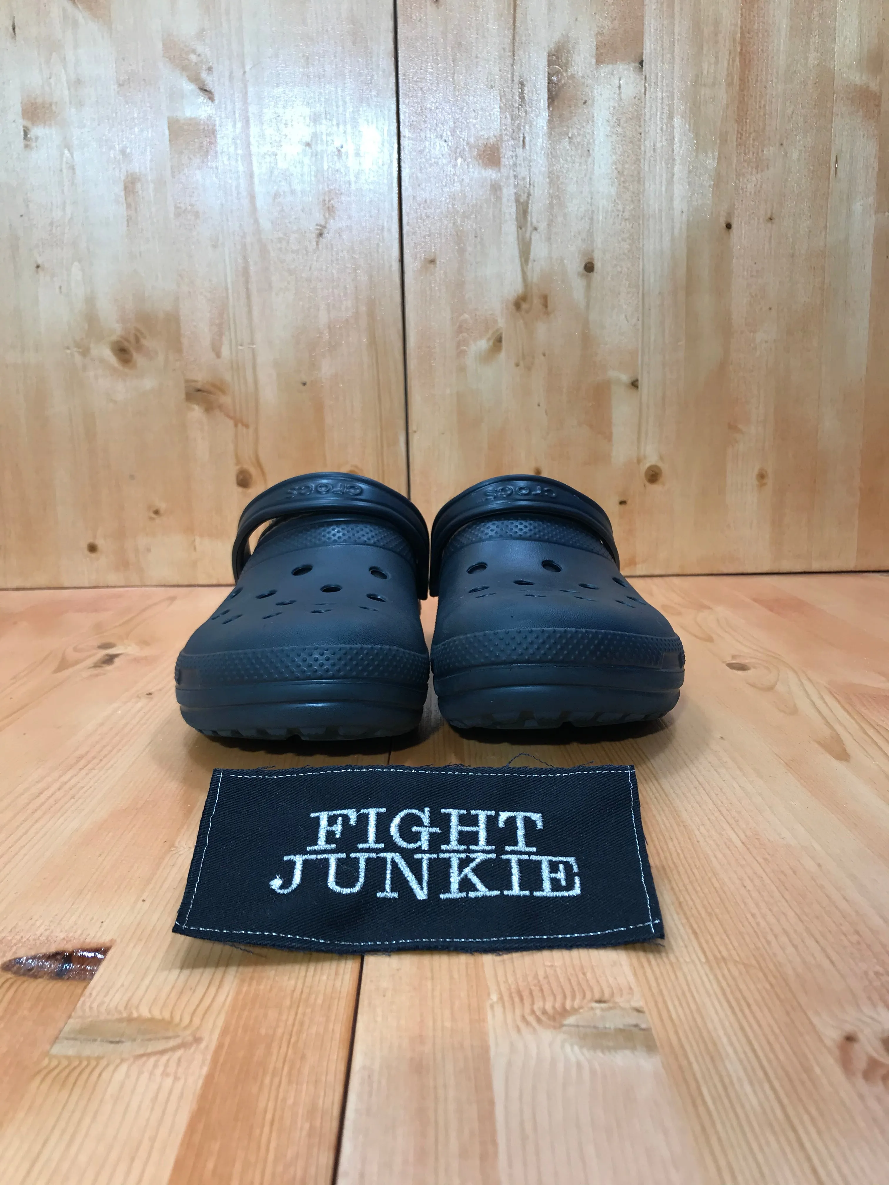 CROCS FAUX FUR LINED CLASSIC Mens Size 12 Clog Triple Black