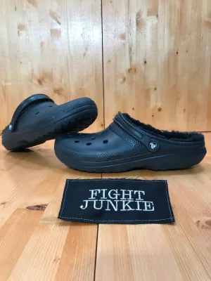 CROCS FAUX FUR LINED CLASSIC Mens Size 12 Clog Triple Black
