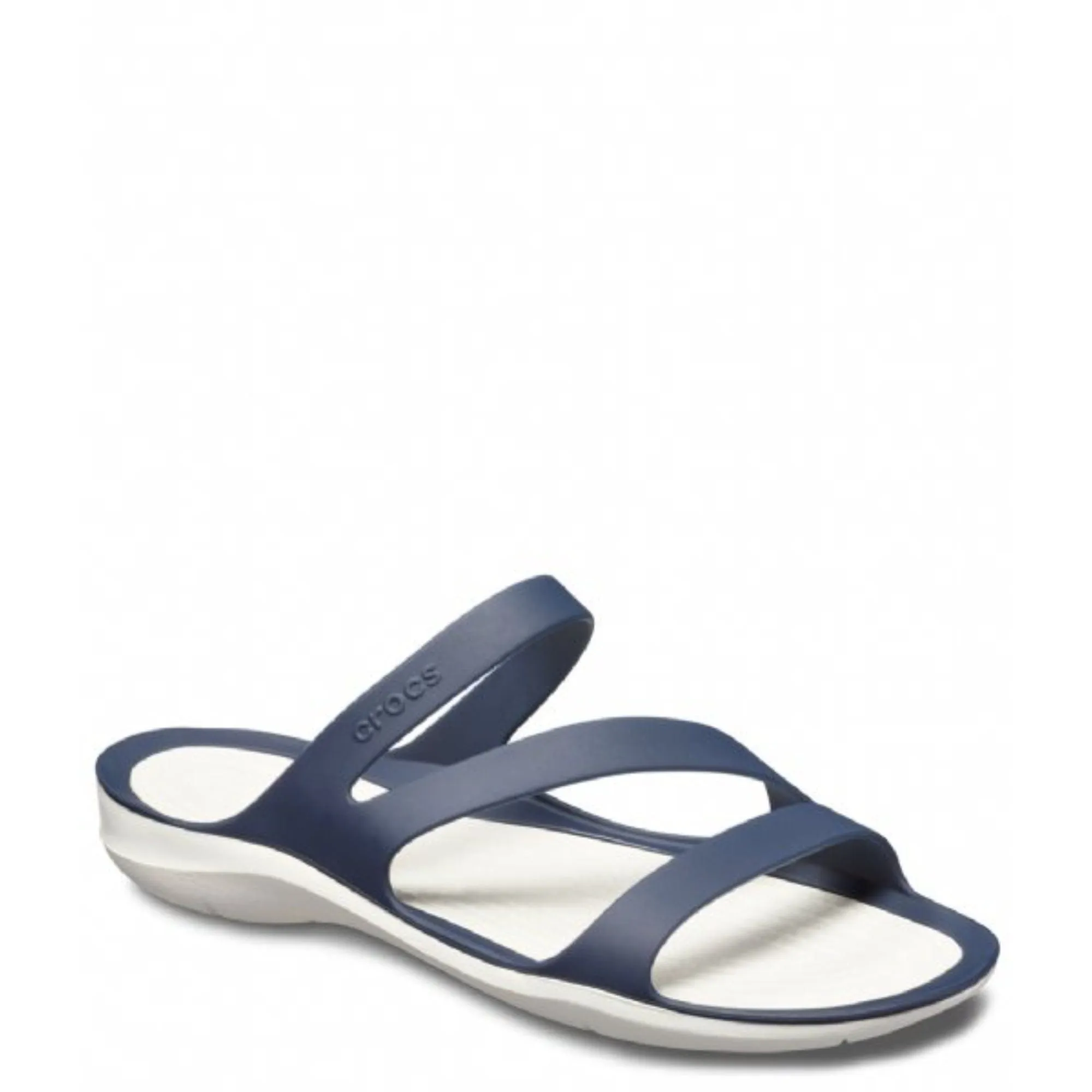 Crocs Swiftwater Sandals in Navy/White
