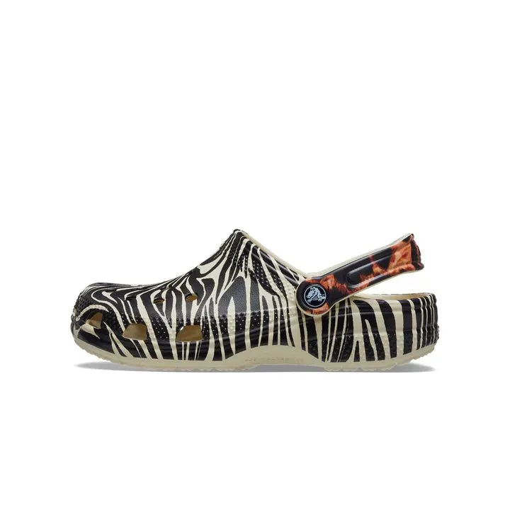 Crocs Women's Classic Animal Remix Clog - Bone/Multi Animal