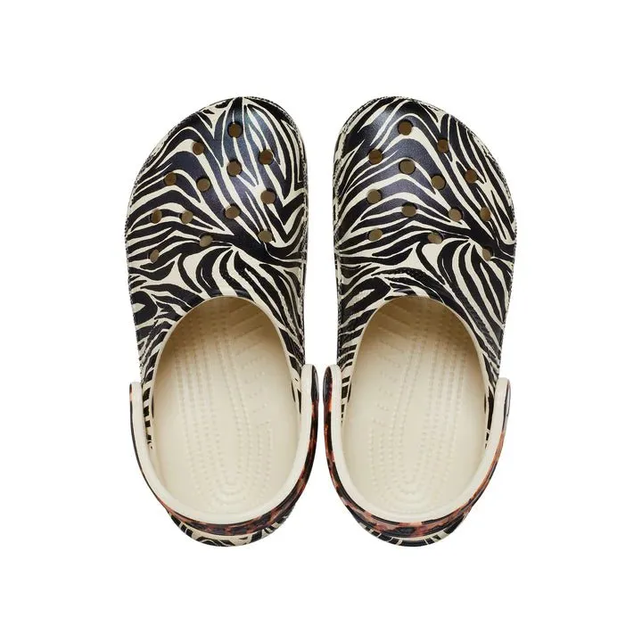Crocs Women's Classic Animal Remix Clog - Bone/Multi Animal
