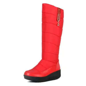 Cuzcare Orthopedic Women Boot Arch Support Comfortable Warm WaterProof AntiSlip Knee High Boots