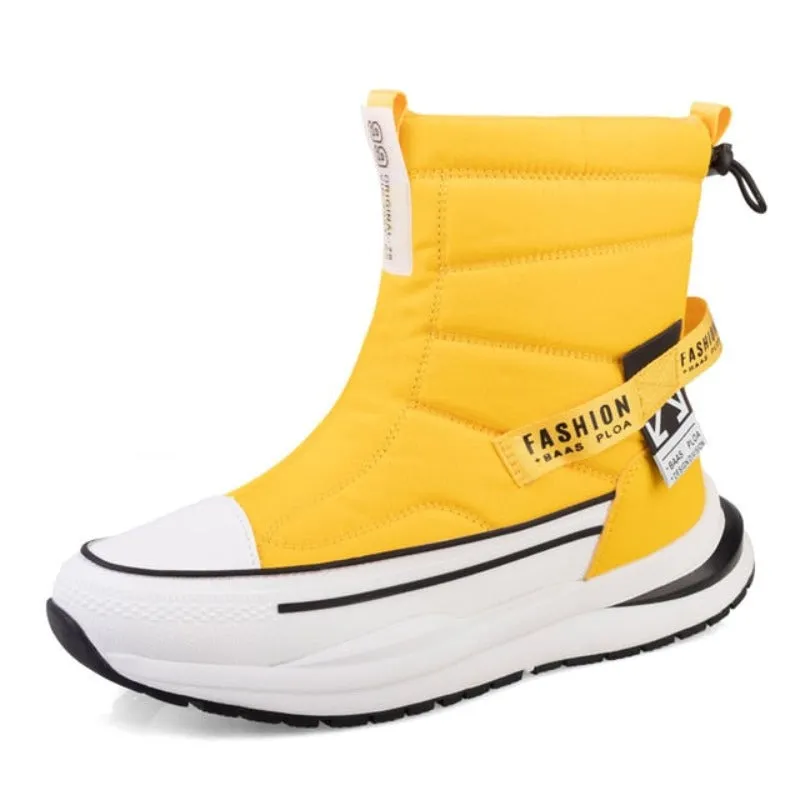 Cuzcare Women Orthopedic Boots Multi-color Warm Plush Shoes