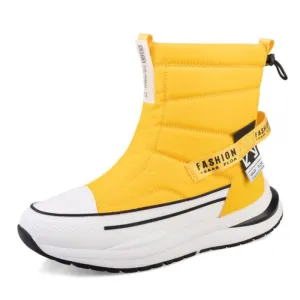 Cuzcare Women Orthopedic Boots Multi-color Warm Plush Shoes