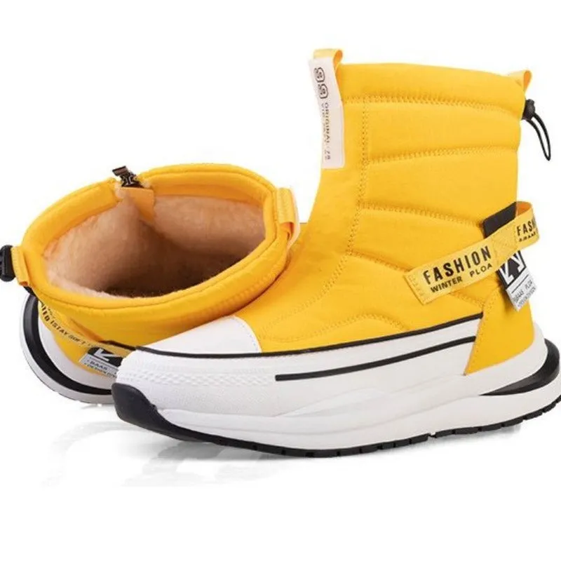 Cuzcare Women Orthopedic Boots Multi-color Warm Plush Shoes