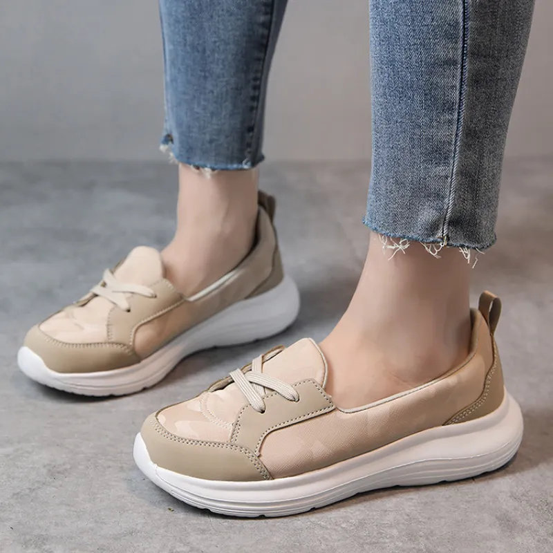 Cuzcare Women Orthopedic Shoes Breathable Stylish Soft Sole Slip on Casual Loafers