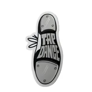 DC Tap Dance Shoe Decal TDS
