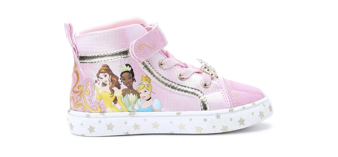 Disney Princess Toddler Girl High Top Sneakers