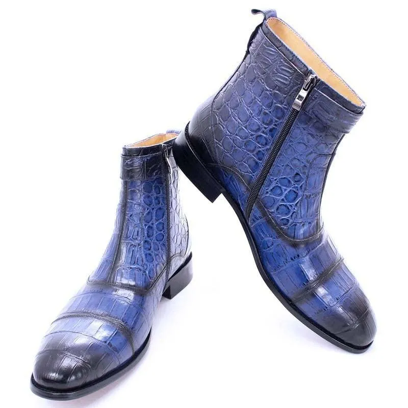 DW Men's Genuine Leather Cowboy Boots