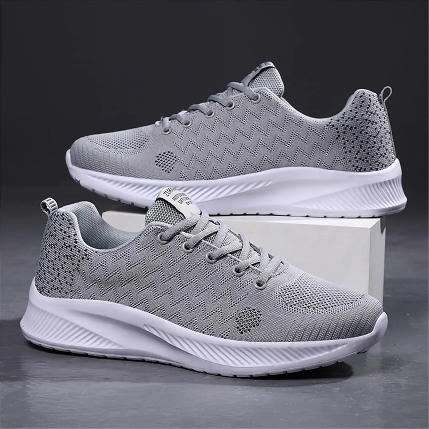 Fashion Four Seasons Men Mesh Breathable Lace Up Flat Lightweight Comfortable Casual Mens Air 1 Low Sneaker