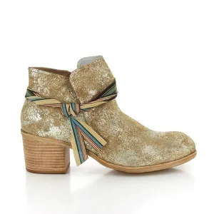 Felmini A226 Gold Ankle Boots