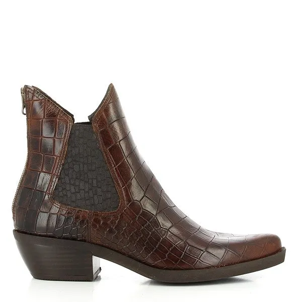 Felmini B917 Dark Brown Ankle Boots