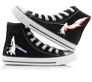 Final Fantasy High top Canvas Shoes Sneakers Sports Unisex Casual Shoes Gifts