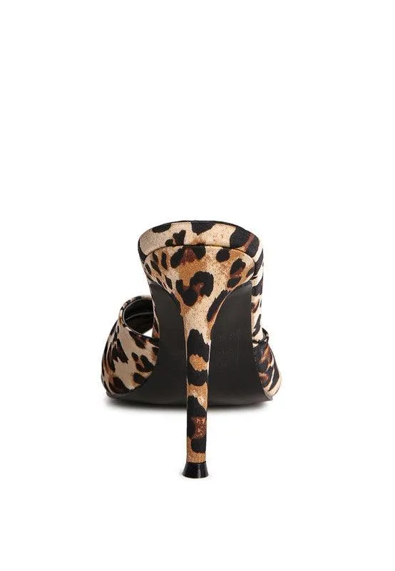 First Crush Satin Knot High Heeled Sandals