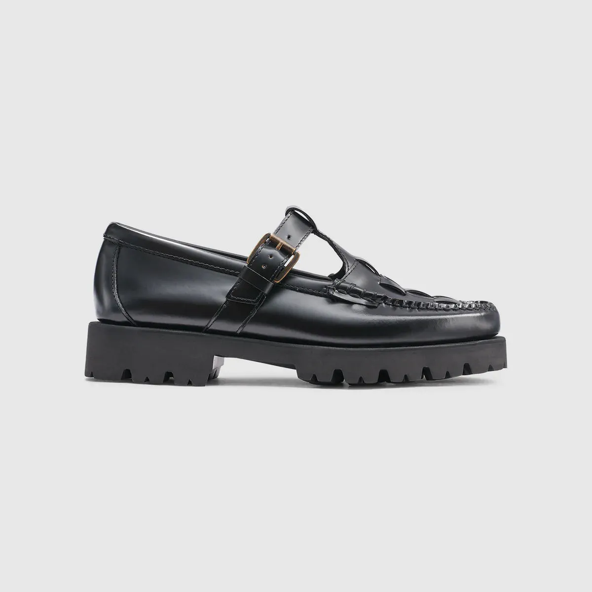 G.H. BASS MJ FISHERMAN SUPER LUG BLACK