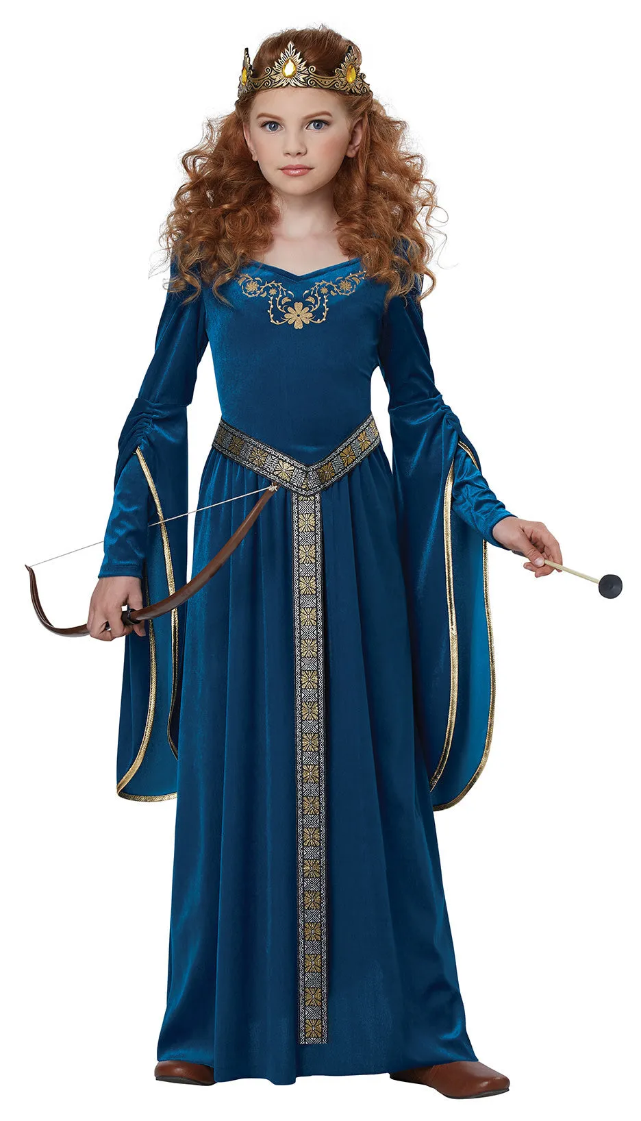 Girl's Medieval Princess: Royal Blue
