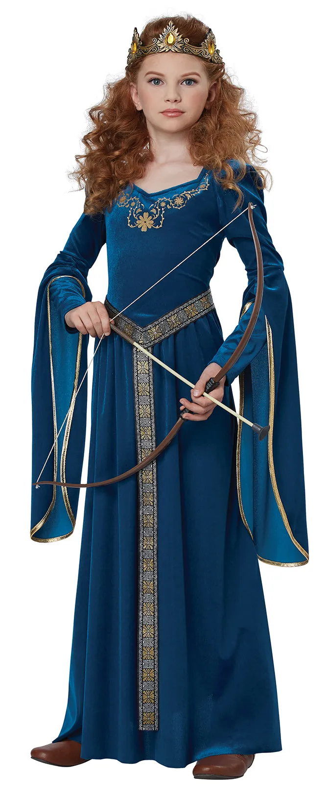 Girl's Medieval Princess: Royal Blue