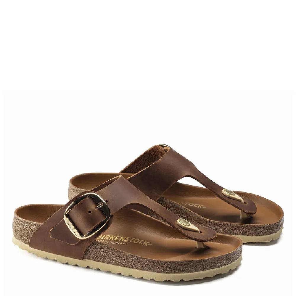 GIZEH BIG BUCKLE COGNAC