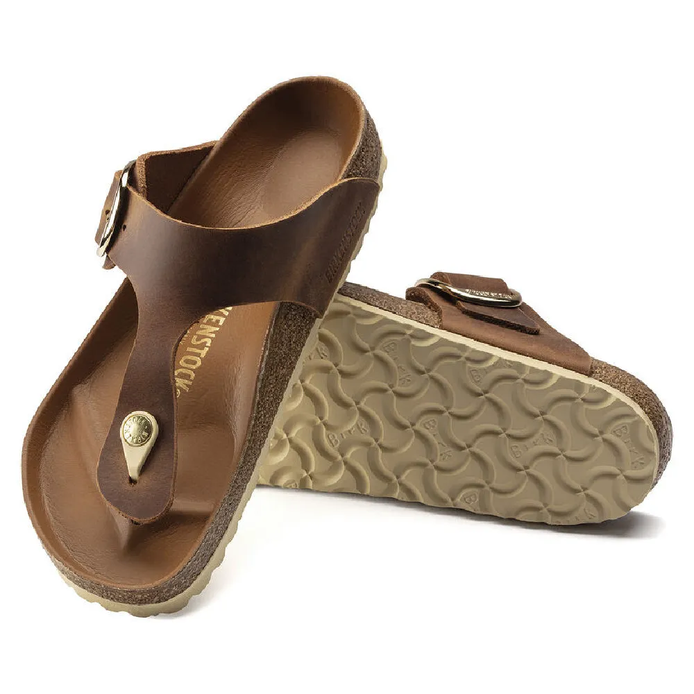 GIZEH BIG BUCKLE COGNAC