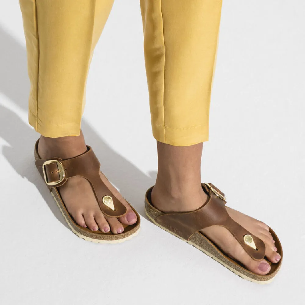GIZEH BIG BUCKLE COGNAC