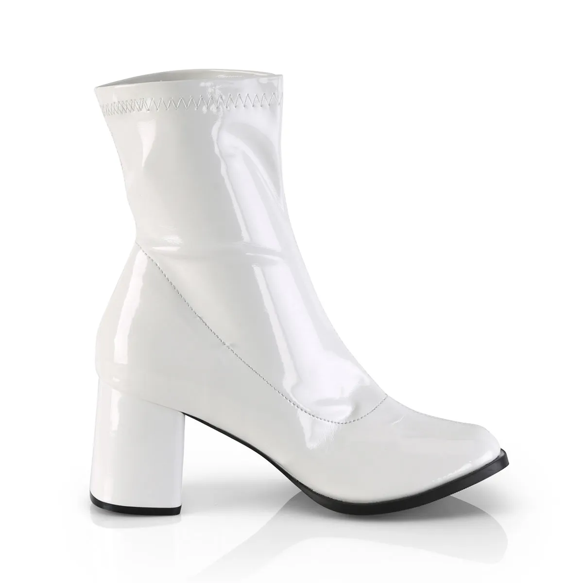 GOGO-150 Funtasma White Fancy Dress Women's Boots (Fantasy Footwear)