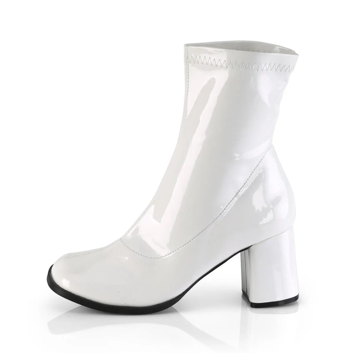 GOGO-150 Funtasma White Fancy Dress Women's Boots (Fantasy Footwear)
