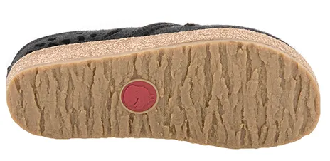 Haflinger Women's Lacey Wool Slipper Clog