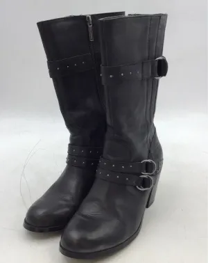 Harley-Davidson Women's Black Leather Motorcycle Boots - Size 9