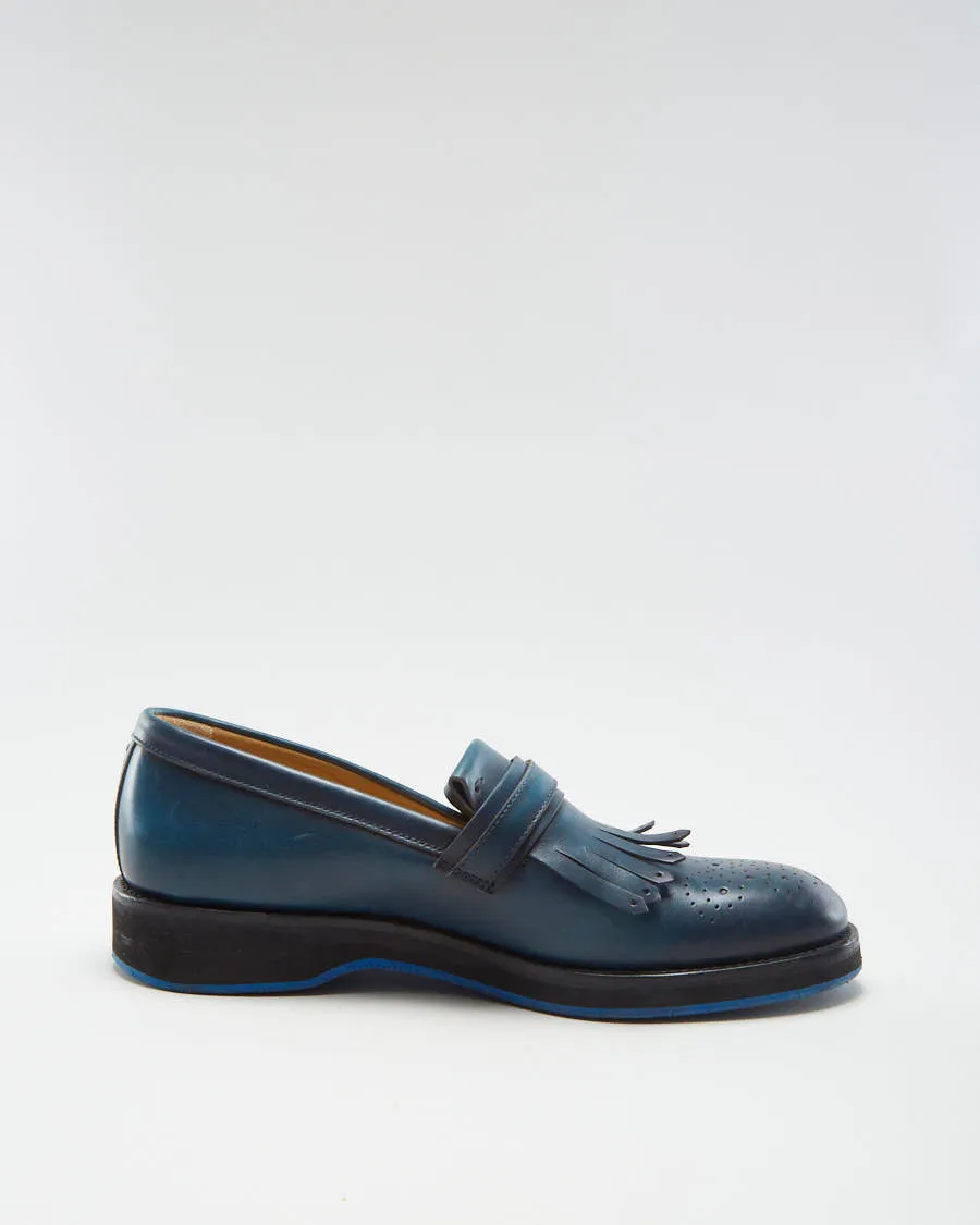 Harry's London Women's Navy Leather Loafers - EUR 40